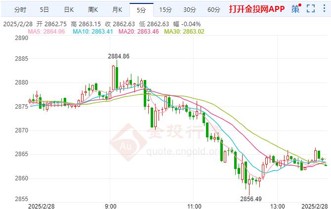 2025年2月28日国际黄金行情走势分析